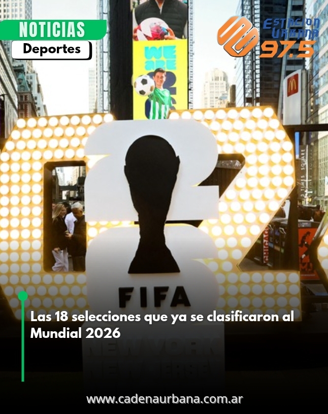 Las 18 selecciones que ya se clasificaron al Mundial 2026 y los países que deberán disputar el Repechaje con Bolivia