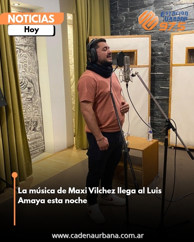 La música de Maxi Vilchez llega al Luis Amaya esta noche  