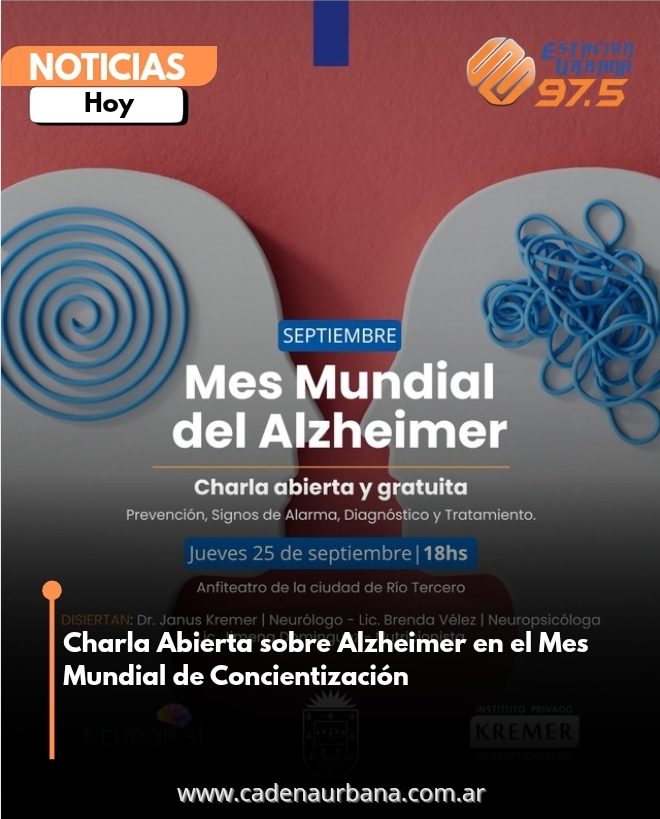 Charla Abierta sobre Alzheimer en el Mes Mundial de Concientización 