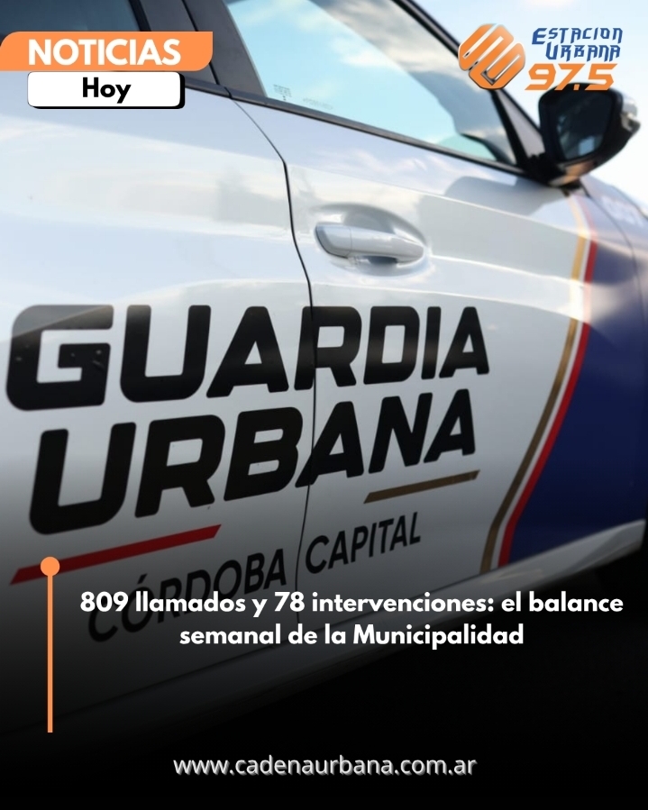 809 llamados y 78 intervenciones: el balance semanal de la Municipalidad