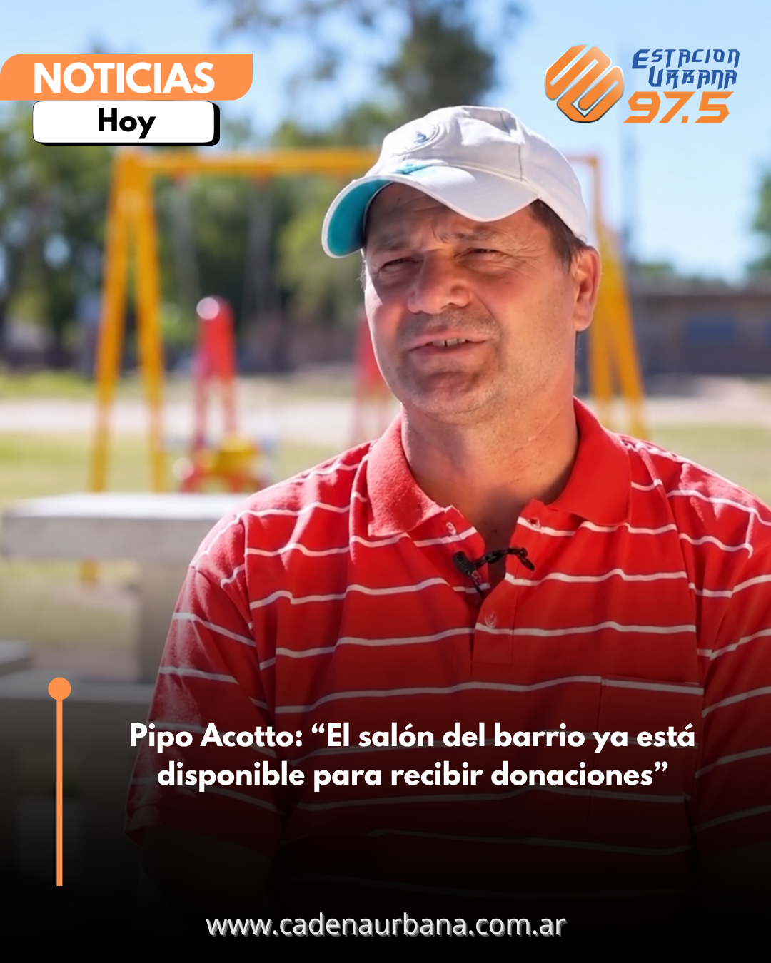 Pipo Acotto: El sal&oacute;n del barrio ya est&aacute; disponible para recibir donaciones