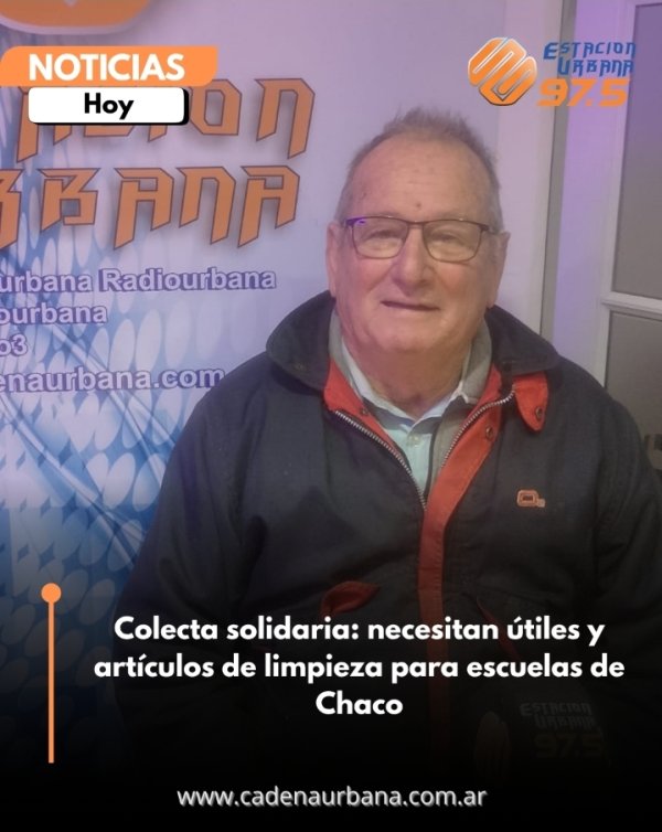 Colecta solidaria: necesitan &uacute;tiles y art&iacute;culos de limpieza para escuelas de Chaco