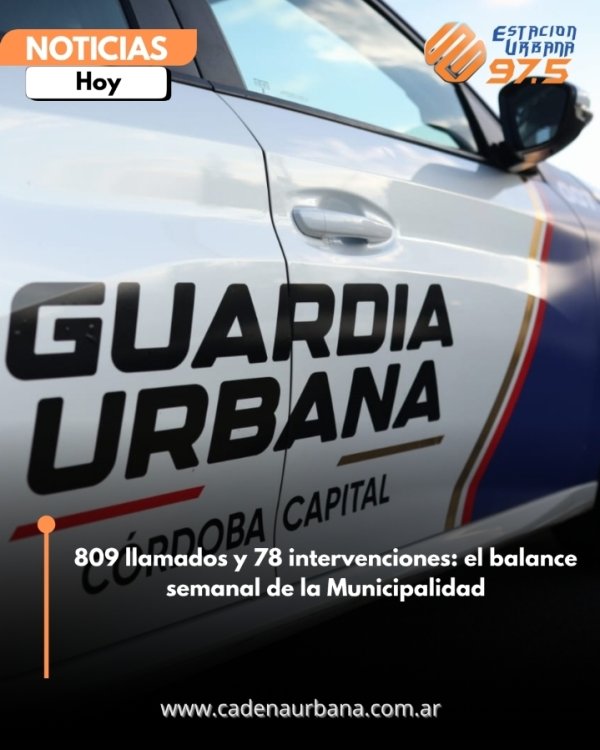809 llamados y 78 intervenciones: el balance semanal de la Municipalidad