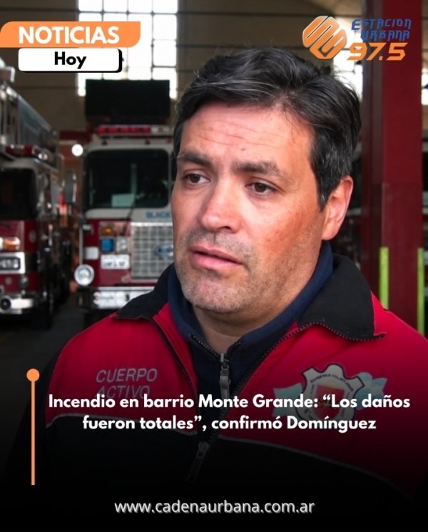 Incendio destruy&oacute; por completo una vivienda en barrio Monte Grande