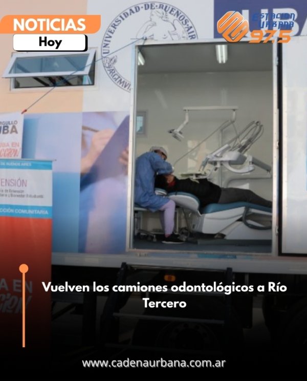 Vuelven los camiones odontol&oacute;gicos a R&iacute;o Tercero