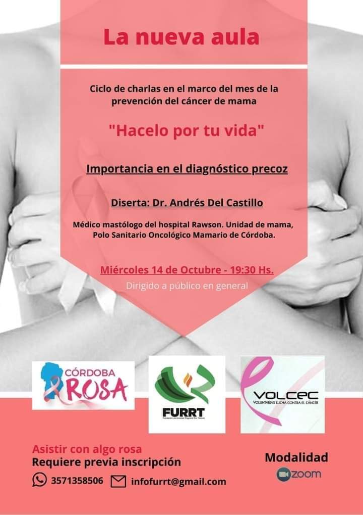 Verónica Corgatti (Licencia del FURRT): Charla “Hacelo por tu vida”