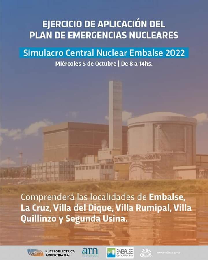 SE REALIZA MAÑANA UN SIMULACRO DE EMERGENCIA EN LA CENTRAL NUCLEAR