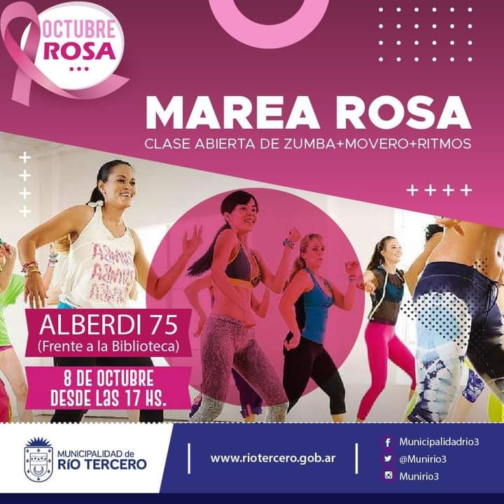 ESTE SÁBADO LA CALLE ALBERDI SE VISTE DE ROSA Y SE PRODUCE UNA MAREA