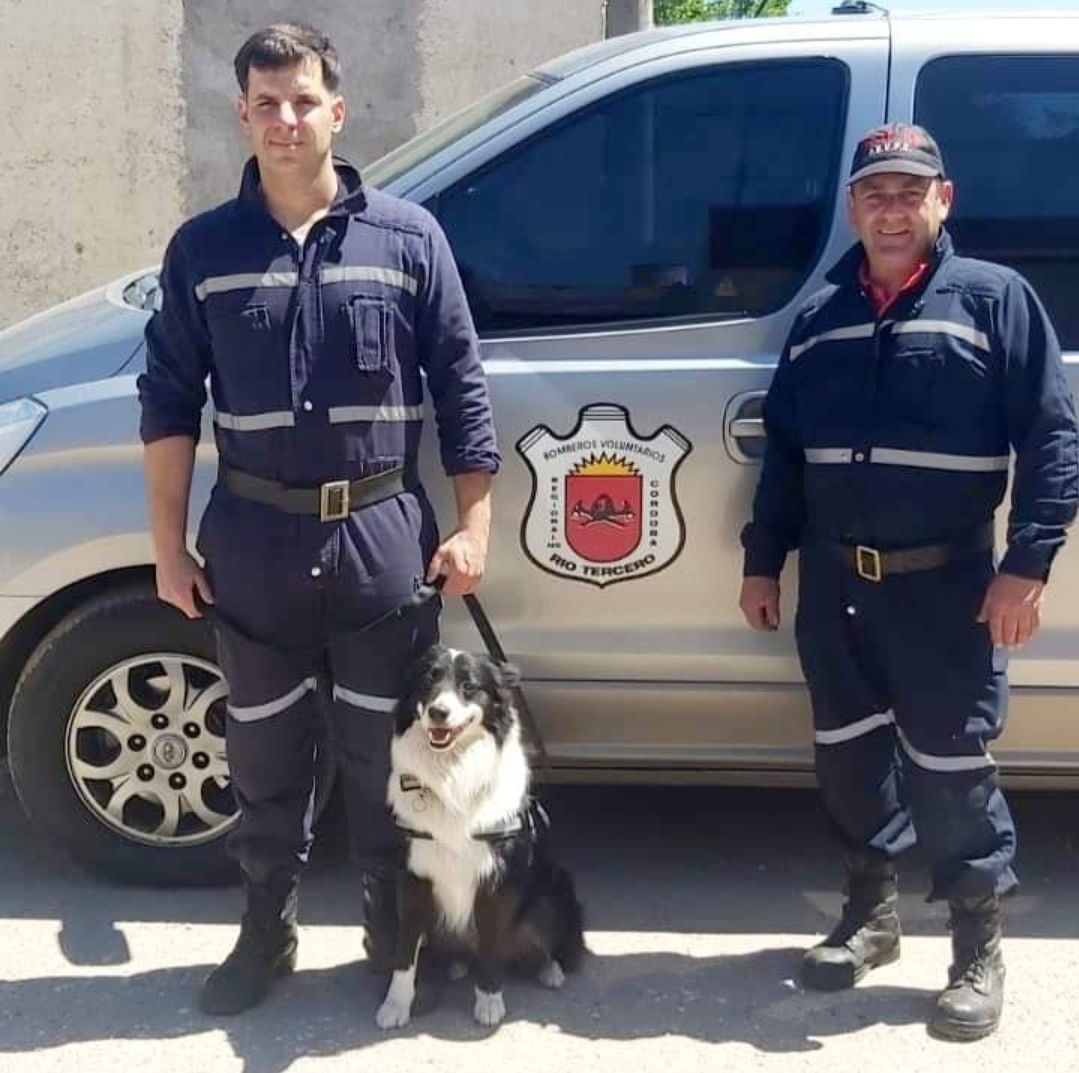 BERROTARAN: BOMBEROS DE RÍO TERCERO K9 PARTICIPARON EN LA BÚSQUEDA, ENCONTRANDO EL CUERPO