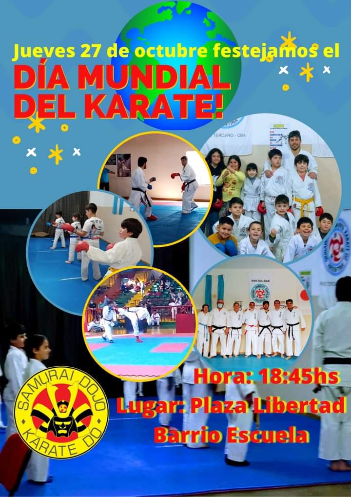 DÍA MUNDIAL DEL KARATE: MUESTRA AL AIRE LIBRE DE SAMURAI DOJO