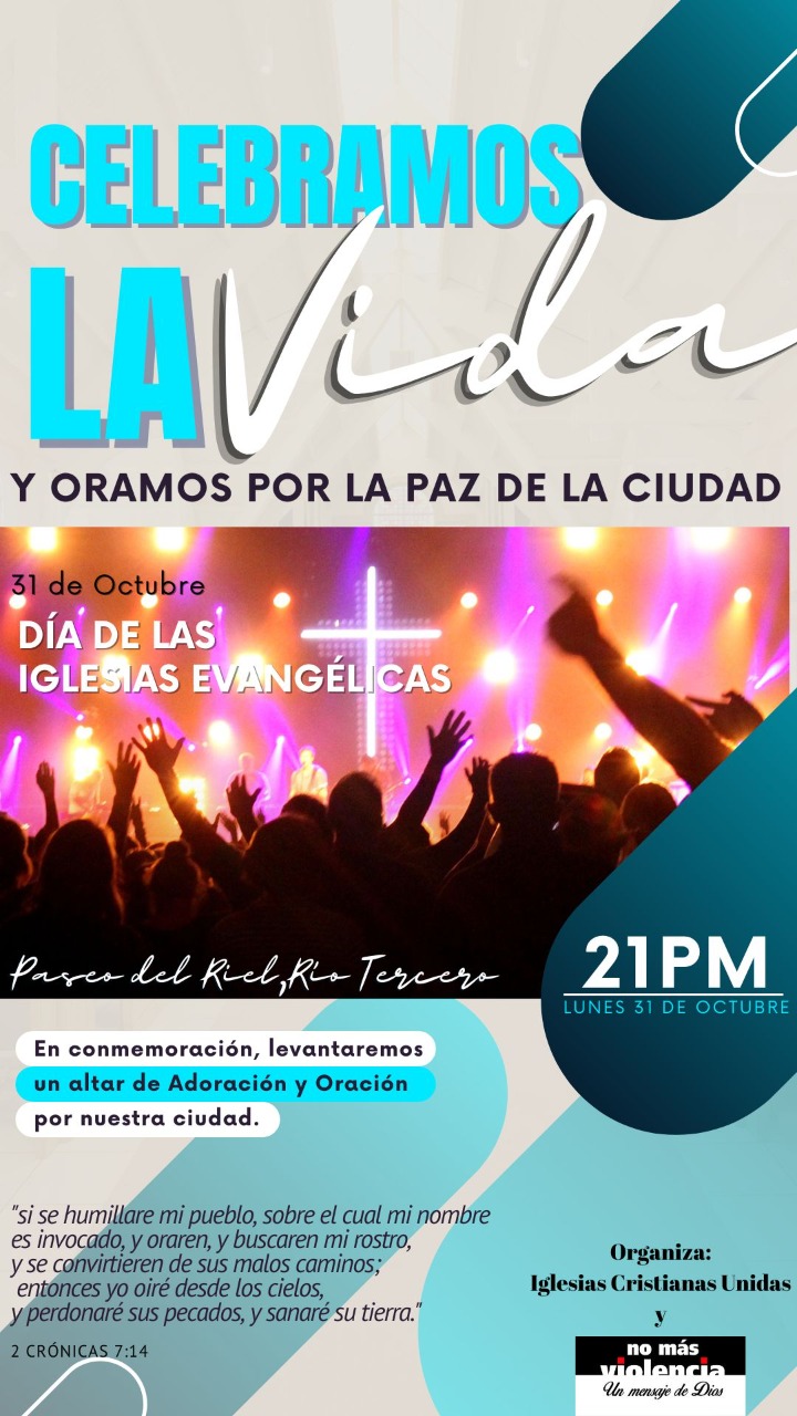 CELEBRAMOS LA VIDA ESTE LUNES EN EL PASEO DEL RIEL