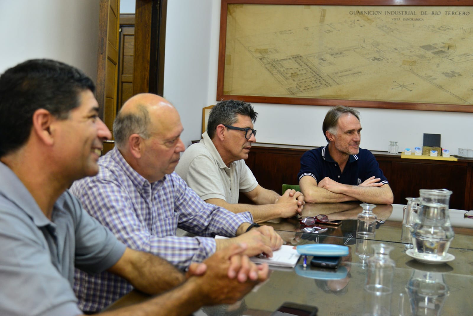 DUSSAN ALACEVICH EXPLICÓ LOS AVANCES DE FÁBRICA MILITAR EN CUESTIONES DE SEGURIDAD