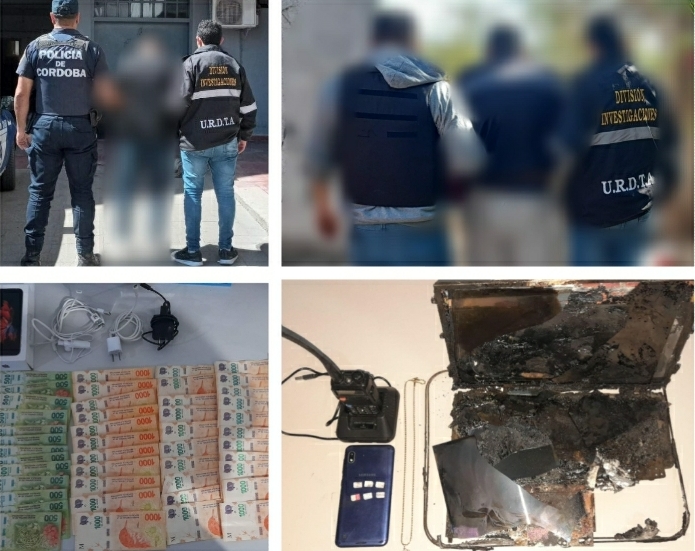 PARTE POLICIAL: ALLANAMIENTOS, SECUESTROS Y DETENCIONES POR UN HECHO DE ROBO DOMICILIARIO 