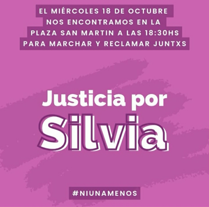 FAMILIARES DE SILVIA FRÍA ACOMPAÑADOS POR DISTINTOS COLECTIVOS MARCHAN HOY PARA PEDIR JUSTICIA