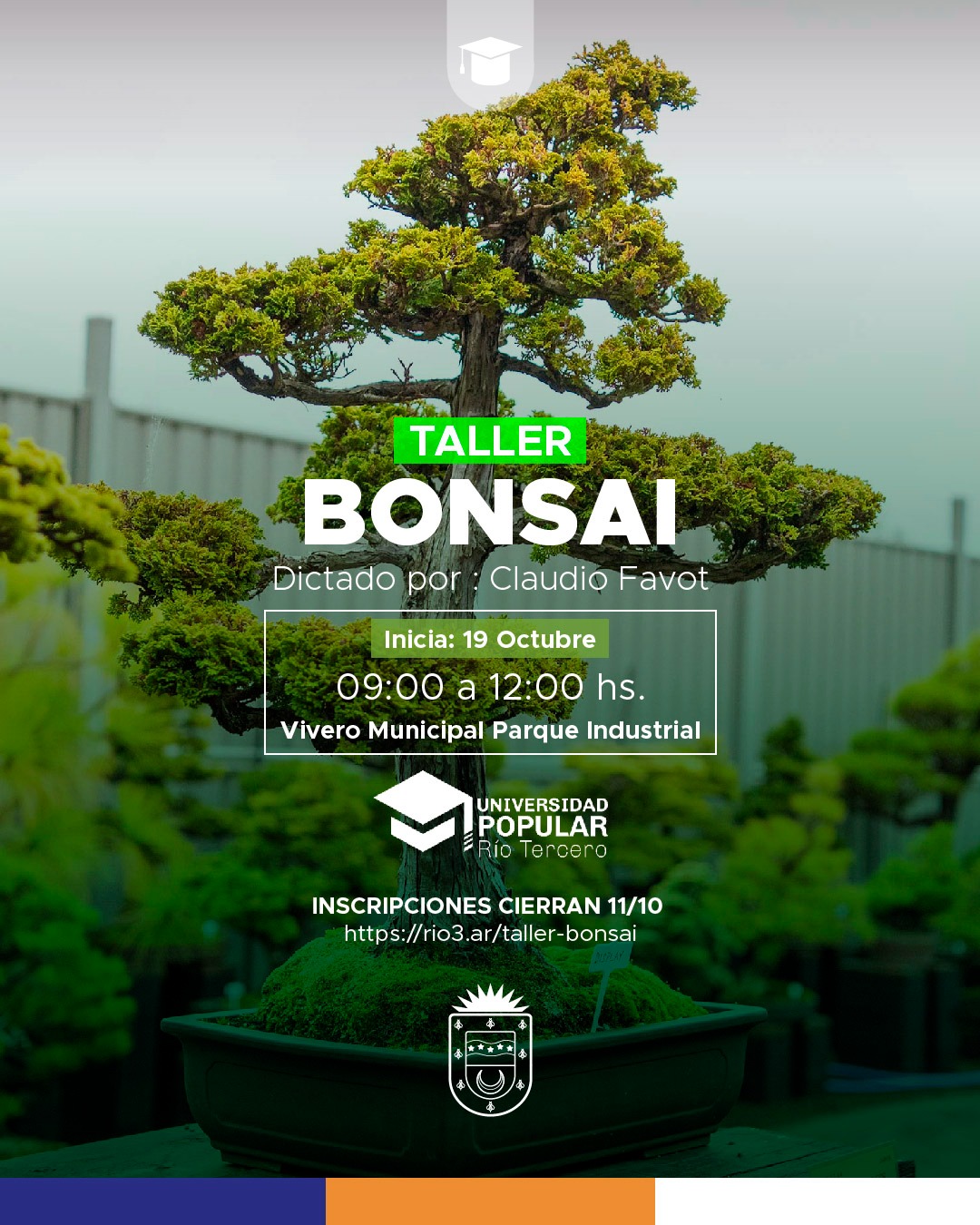 Están abiertas las inscripciones para un nuevo taller de Bonsai