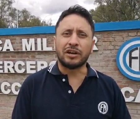 David Salto planteó la gran preocupación de los trabajadores de Fábrica Militar por el futuro de la Planta de Nítrico