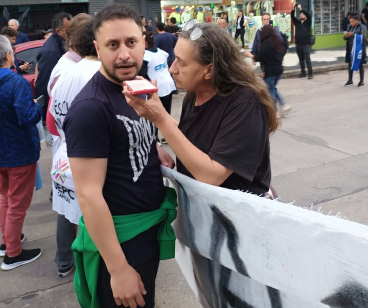 David Salto: esta marcha es una gran demostración del movimiento obrero unido y organizado