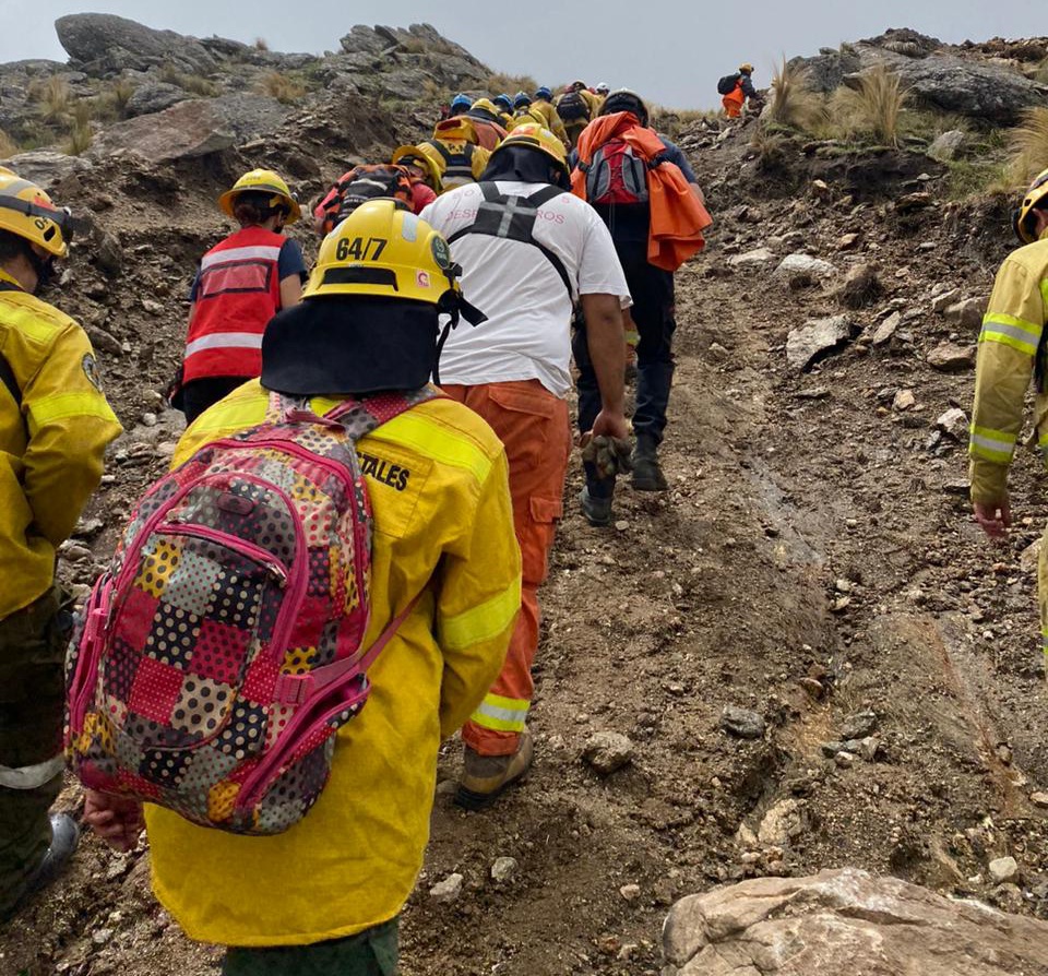 Fabián Vargas: participaron cerca de 180 personas en el rescate de los jóvenes en el Cerro Champaquí