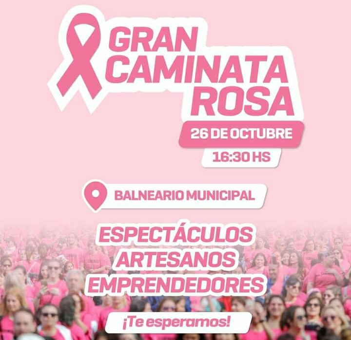 El Centro Cívico invita a la Gran Caminata Rosa y a compartir un momento en familia