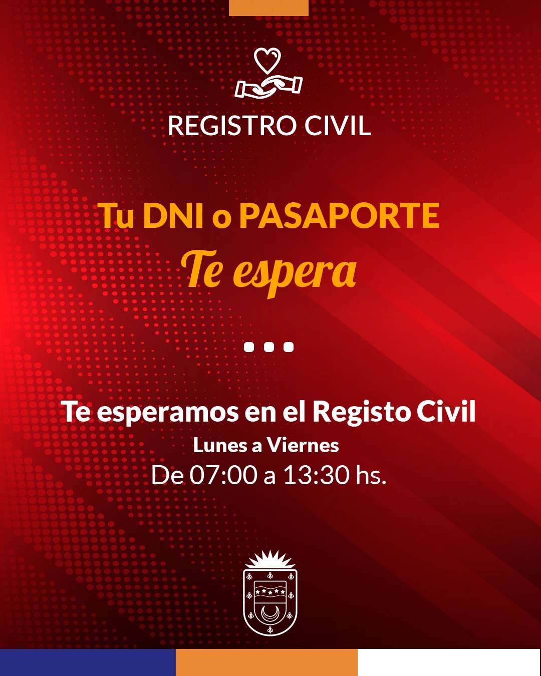 Desde el registro civil informan que se encuentran en la oficina DNI y pasaportes para retirar.