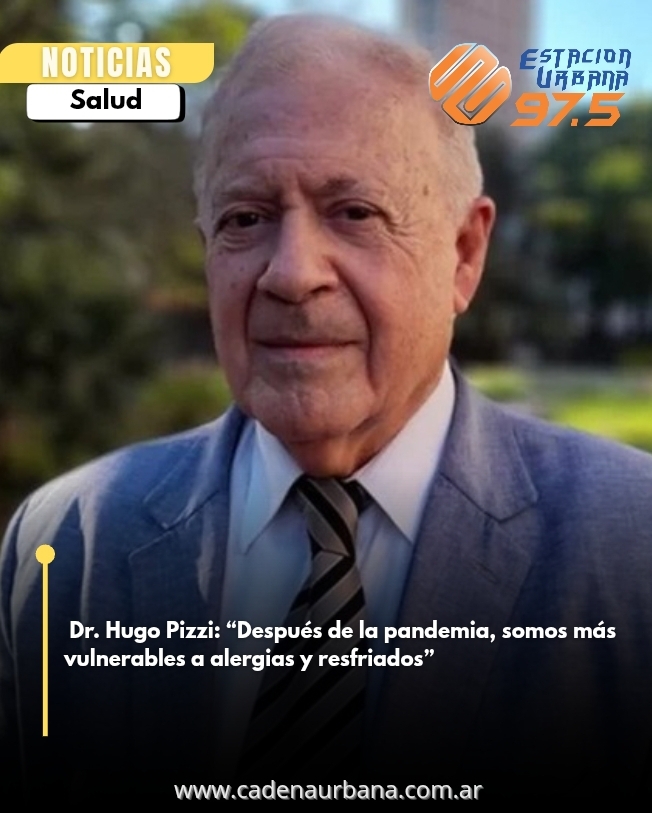 Dr. Hugo Pizzi: Después de la pandemia, somos más vulnerables a alergias y resfriados