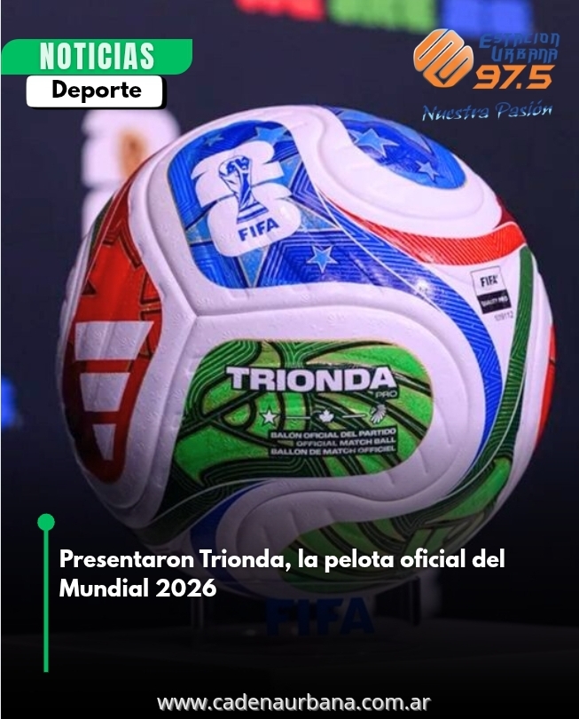 Presentaron Trionda, la pelota oficial del Mundial 2026