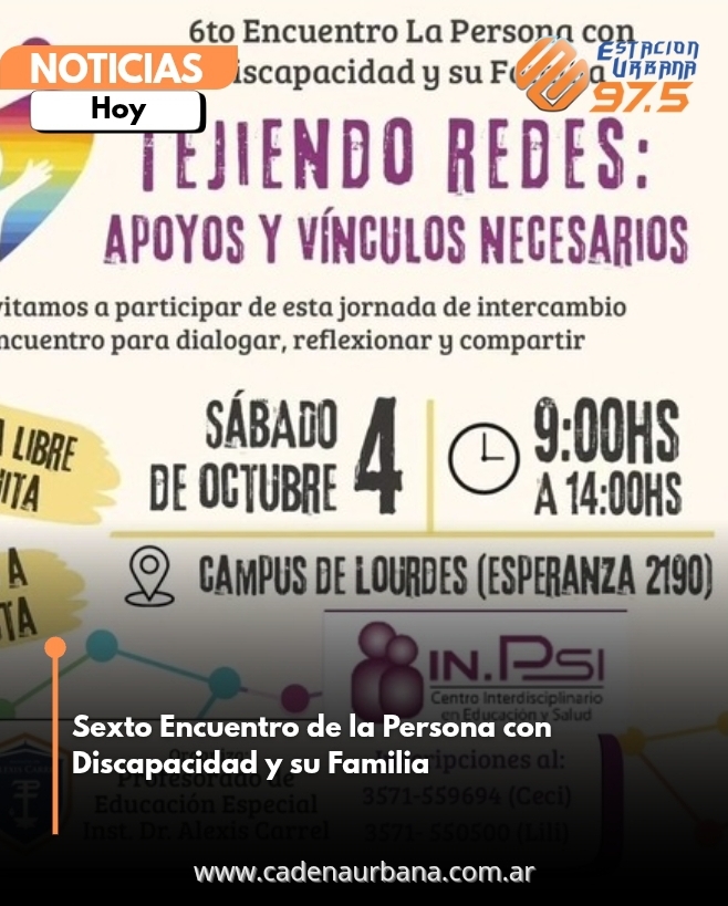 Sexto Encuentro de la Persona con Discapacidad y su Familia