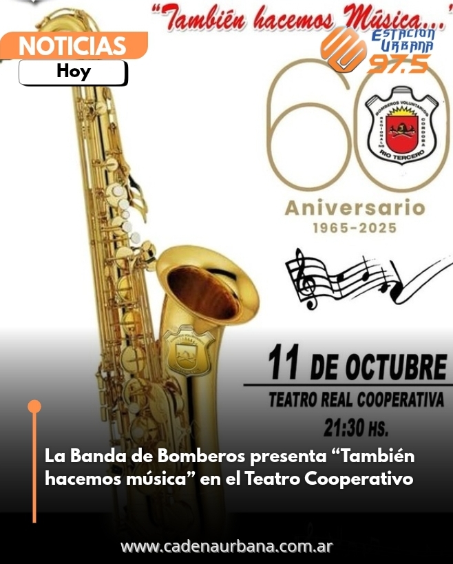 La Banda de Bomberos presenta También hacemos música en el Teatro Cooperativo