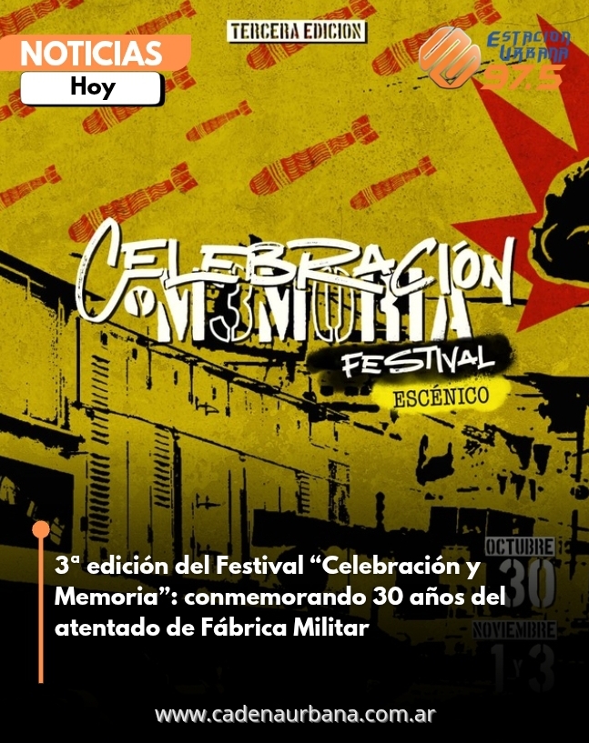 3ª edición del Festival Celebración y Memoria: conmemorando 30 años del atentado de Fábrica Militar