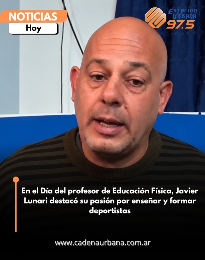 En el D&iacute;a del profesor de Educaci&oacute;n F&iacute;sica, Javier Lunari destac&oacute; su pasi&oacute;n por ense&ntilde;ar y formar deportistas