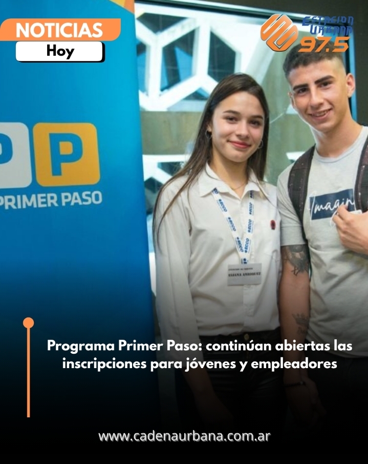 Programa Primer Paso: contin&uacute;an abiertas las inscripciones para j&oacute;venes y empleadores