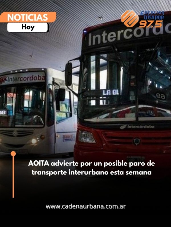 AOITA advierte por un posible paro de transporte interurbano esta semana