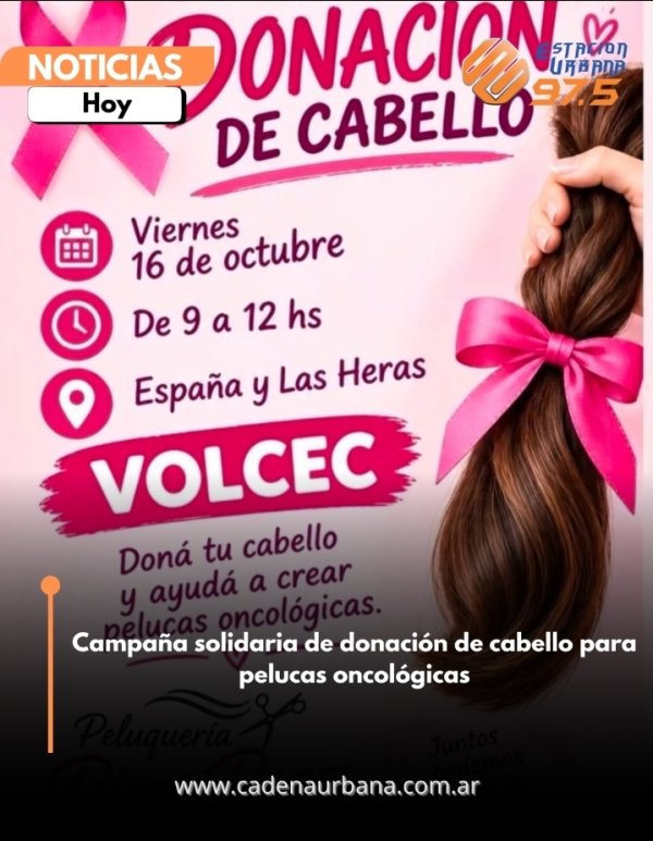 Campa&ntilde;a solidaria de donaci&oacute;n de cabello para pelucas oncol&oacute;gicas