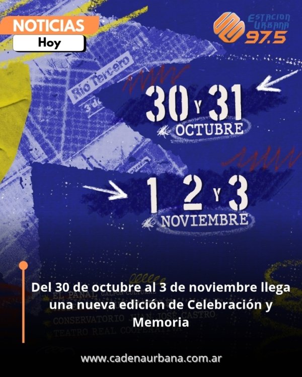 Del 30 de octubre al 3 de noviembre llega una nueva edici&oacute;n de Celebraci&oacute;n y Memoria