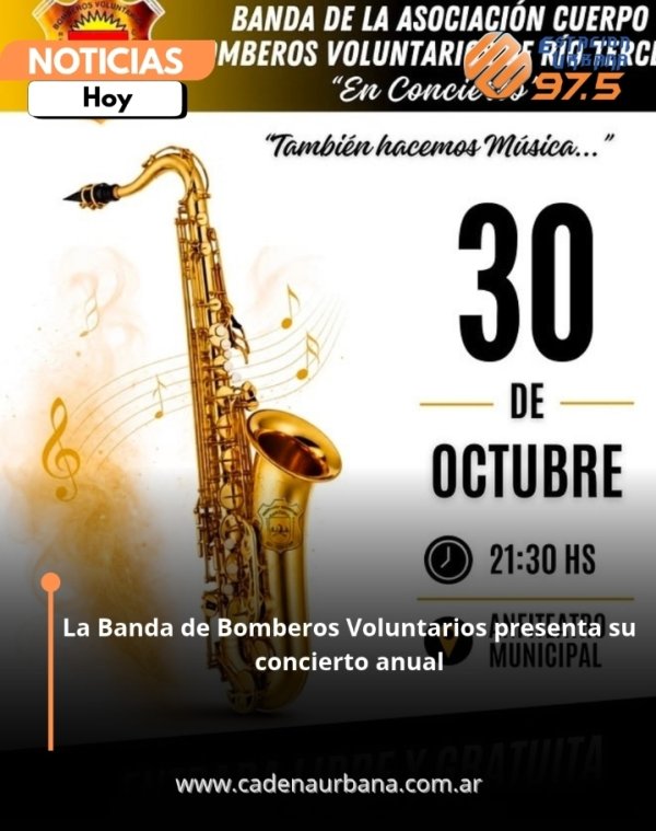 La Banda de Bomberos Voluntarios presenta su concierto anual