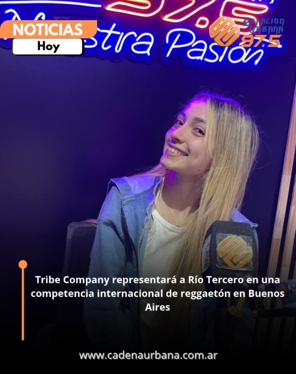Tribe Company representar&aacute; a R&iacute;o Tercero en una competencia internacional de reggaet&oacute;n en Buenos Aires