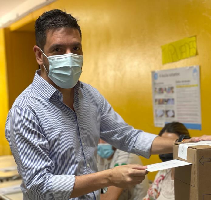VOTÓ MARCOS FERRER  *SERÁ UN DÍA HISTÓRICO*