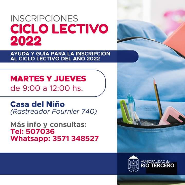 EDUCACIÓN HACE ACOMPAÑAMIENTO PARA LAS INSCRIPCIONES AL CICLO 2022