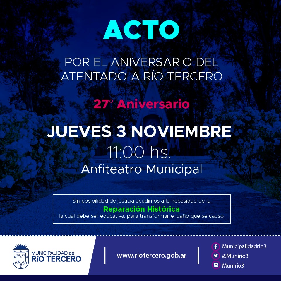 BONZANO NOS HABLÓ DE LA REPARACIÓN HISTÓRICA Y LAS ACTIVIDADES POR EL 3 DE NOVIEMBRE