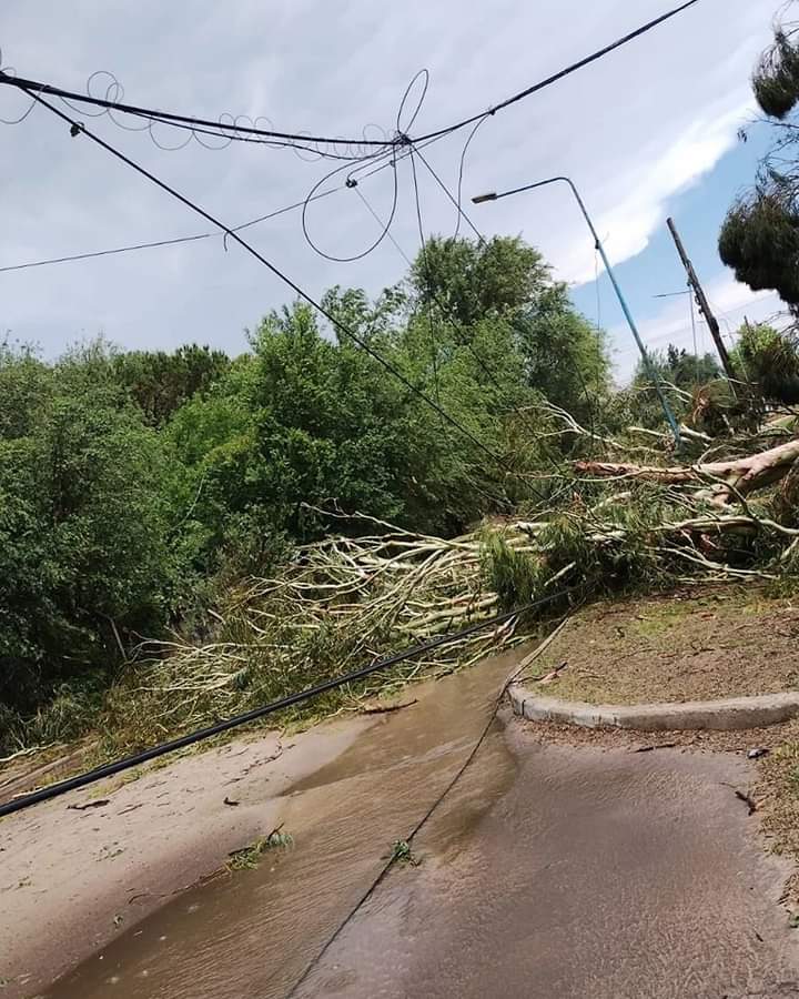 FUERTE TEMPORAL AZOTÓ A RIO CUARTO