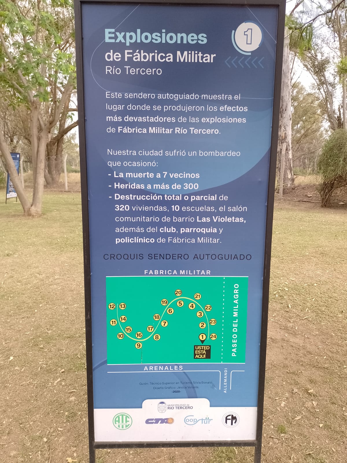 INVITACIÓN PARA EXPONER EN CÓRDOBA SOBRE EL SENDERO AUTOGUIADO