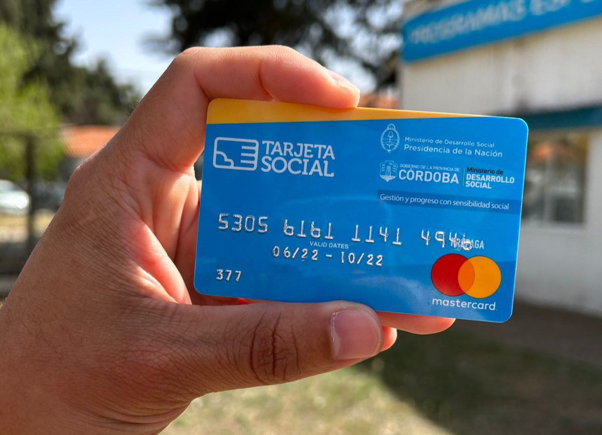 TARJETA SOCIAL: EL LUNES 13 SE ACREDITARÁ EL MONTO DE NOVIEMBRE 