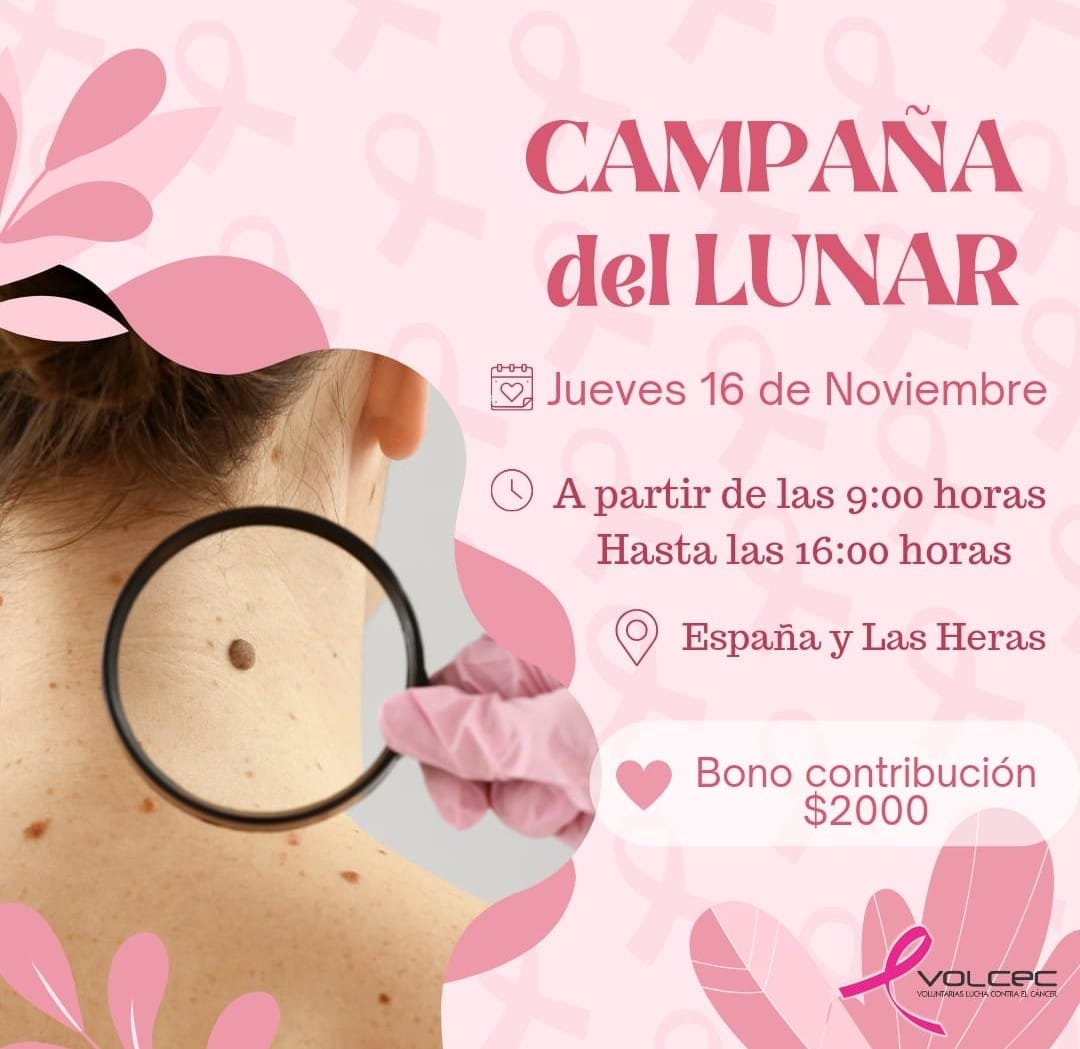 ESTE JUEVES SE REALIZA EN VOLCEC LA CAMPAÑA DEL LUNAR 