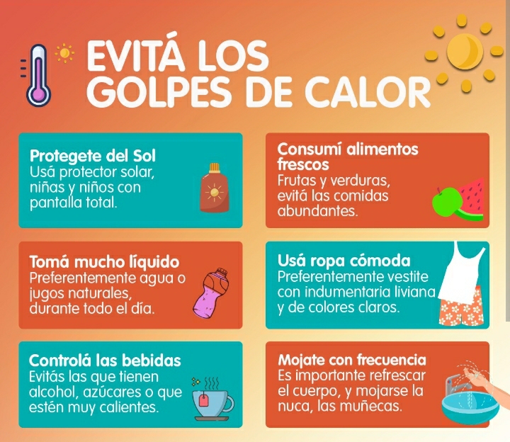 WALTER BADOUL HABLÓ DE LA IMPORTANCIA DE EVITAR LOS GOLPES DE CALOR
