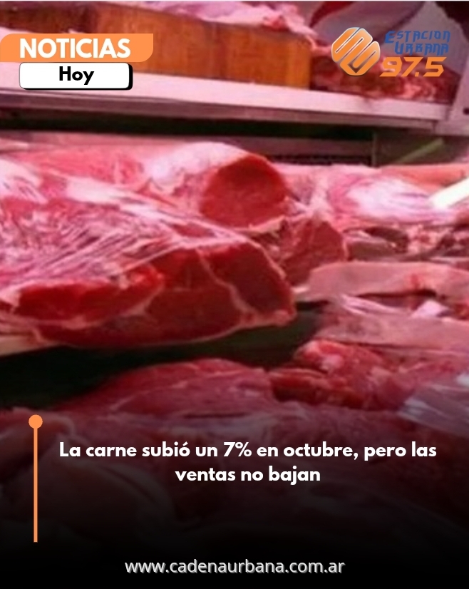  Consumo estable y leves aumentos en la carne durante octubre y comienzos de noviembre