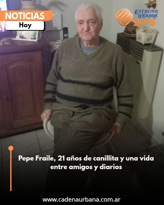Pepe Fraile, 21 años de canillita y una vida entre amigos y diarios