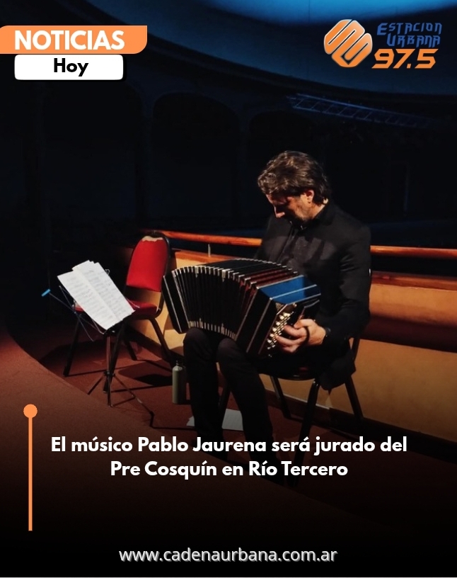 El músico Pablo Jaurena será jurado del Pre Cosquín en Río Tercero