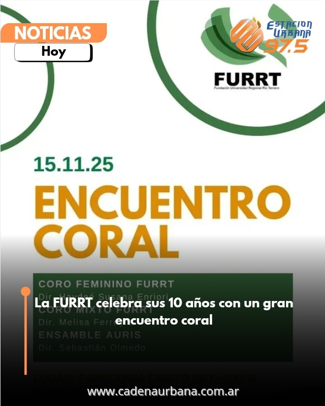 La FURRT celebra sus 10 años con un gran encuentro coral