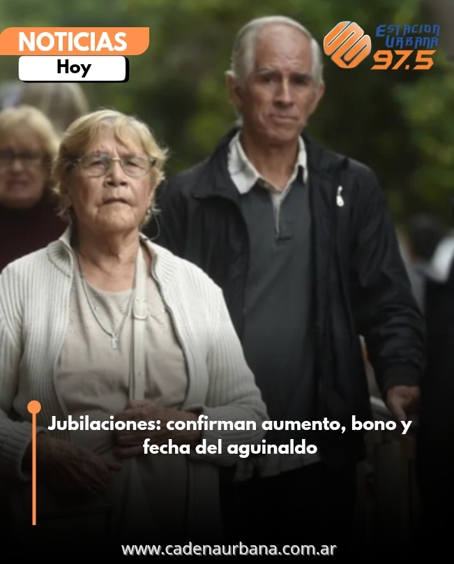 Jubilaciones: confirman aumento, bono y fecha del aguinaldo