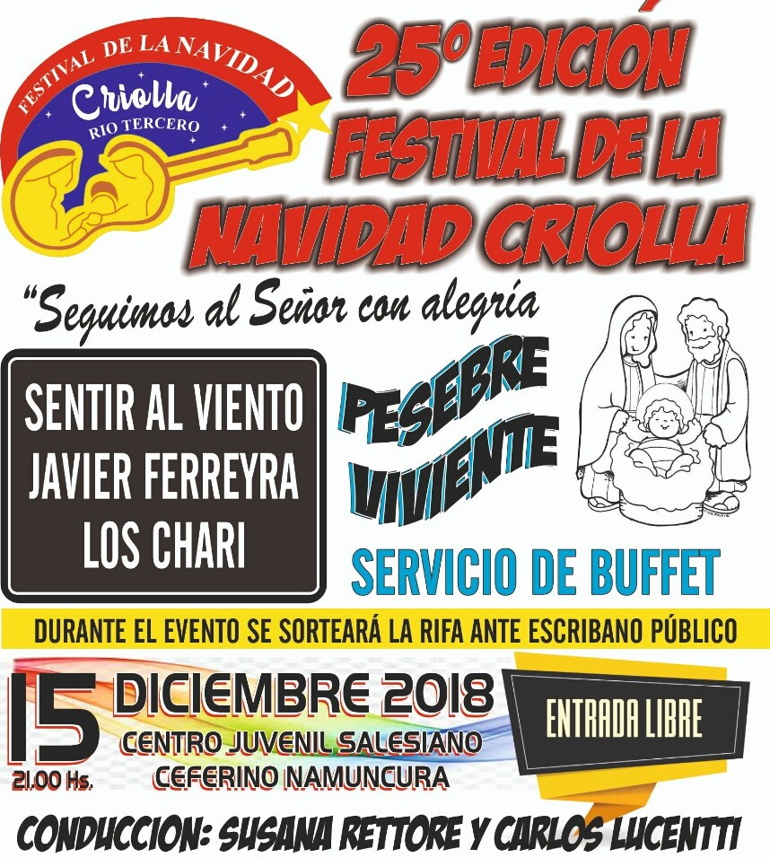 Se viene la 25&deg; Edici&oacute;n Del  festival de la Navidad Criolla